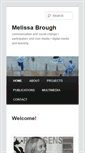 Mobile Screenshot of melissabrough.com